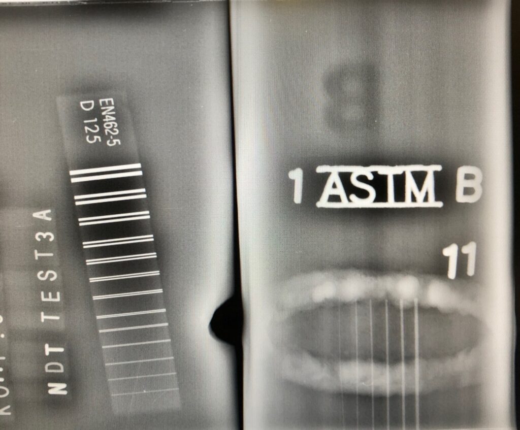 Durchstrahlungsprüfung / Röntgen / ASME
