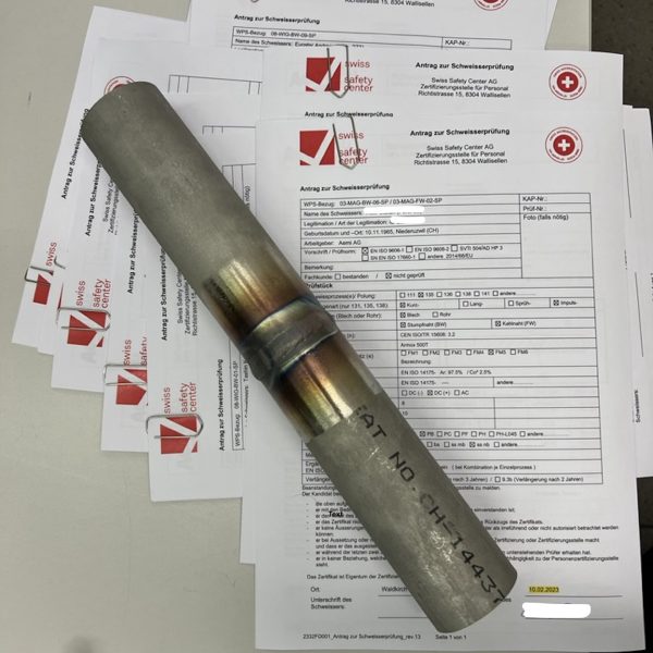 Schweisserprüfungen